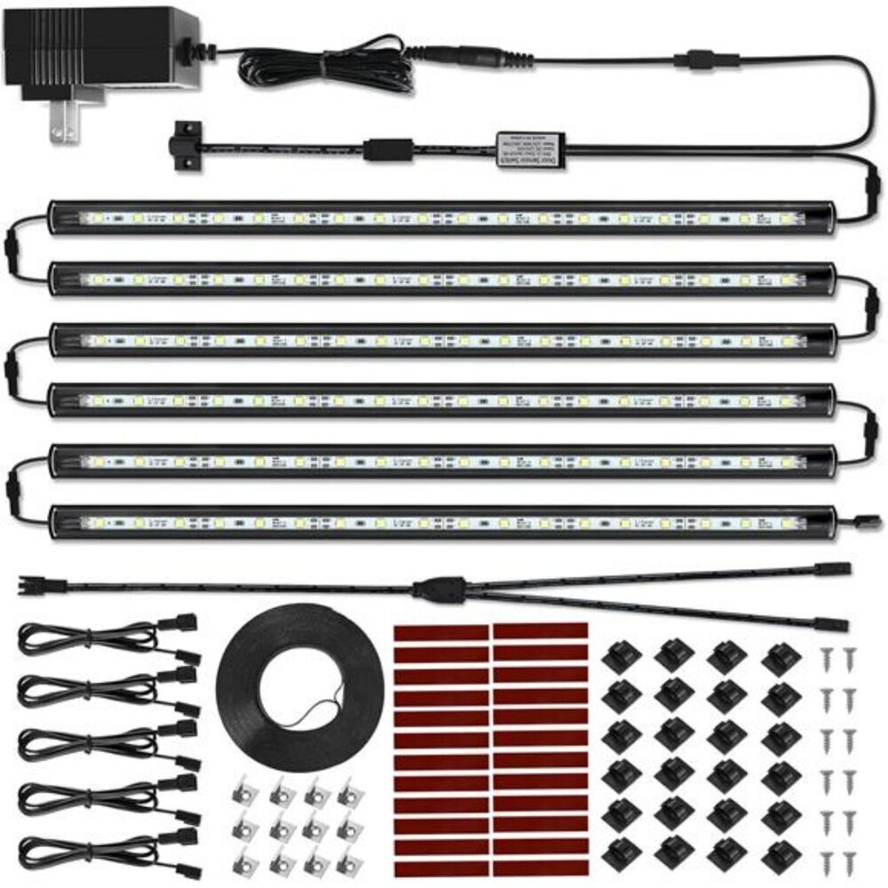 LED Safe Lighting Kit Automatic Door Sensor Light Bars for Closet Cabinet Pantry